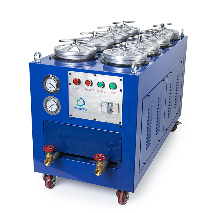 La función de diferentes tipos de máquina de filtro de aceite.