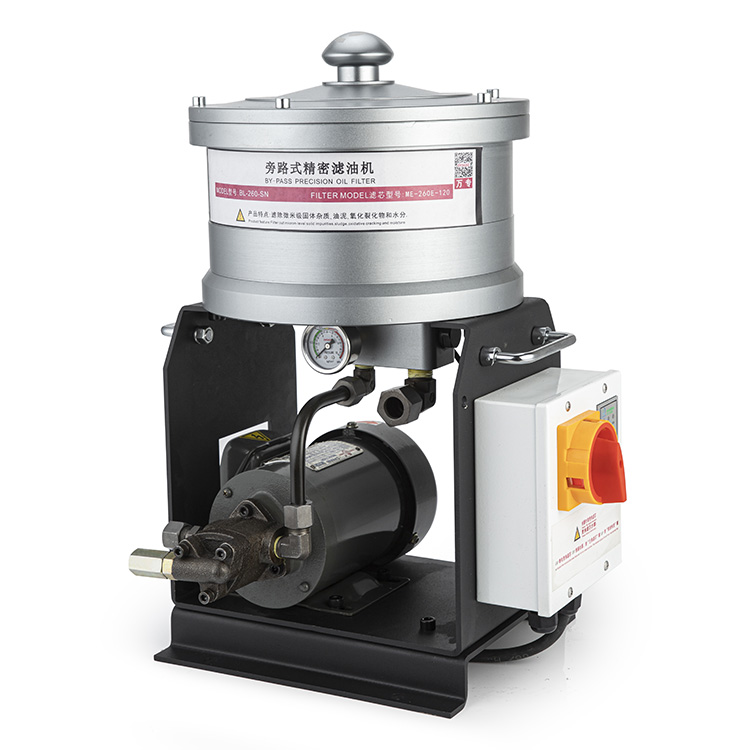 Máquina de filtro de aceite de derivación de aceite de glicol de agua BL