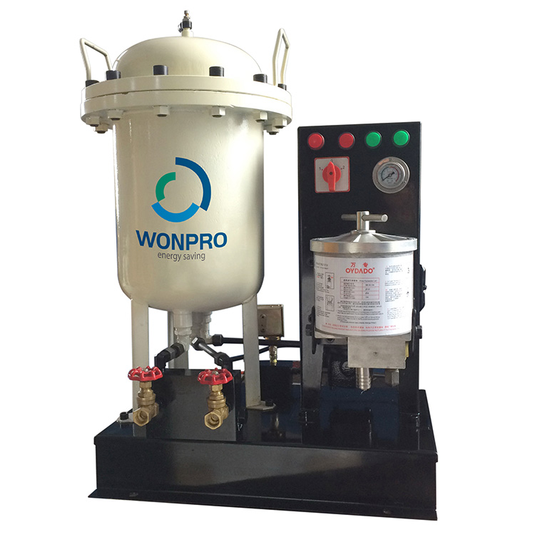 Máquina de filtro de aceite de derivación de aceite de glicol de agua CT